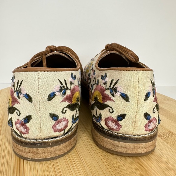 Sundance Catalog Laidback London Leather Coriander Oxfords Size US 7 $188 - Picture 5 of 10